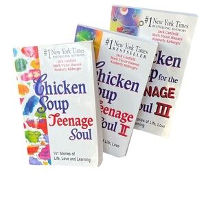 Chicken Soup for the Teenage Soul Volumes 1 , 2 , and 3  - 3 Book Bundle Set